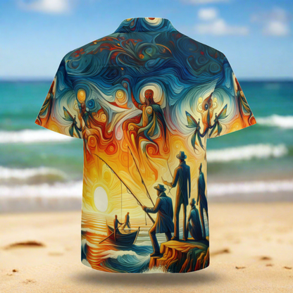 A Fisherman's Fantasy | Polyester Hawaiian Shirt