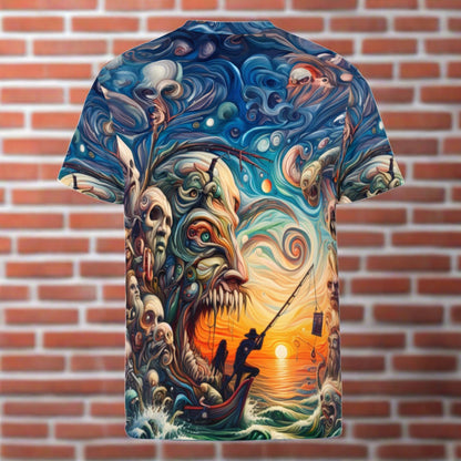 A Fisherman's Nightmare | Cotton T-Shirt Singularity Design