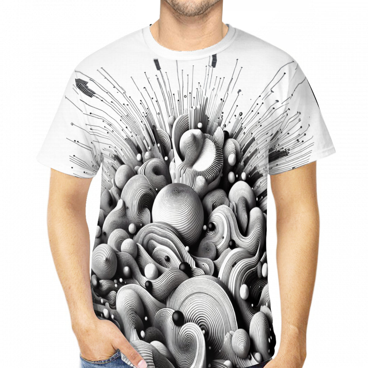 Spheresicle | Cotton T-Shirt Singularity Design