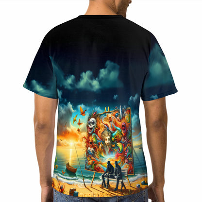 A Fisherman's Oasis | Cotton T-Shirt Singularity Design