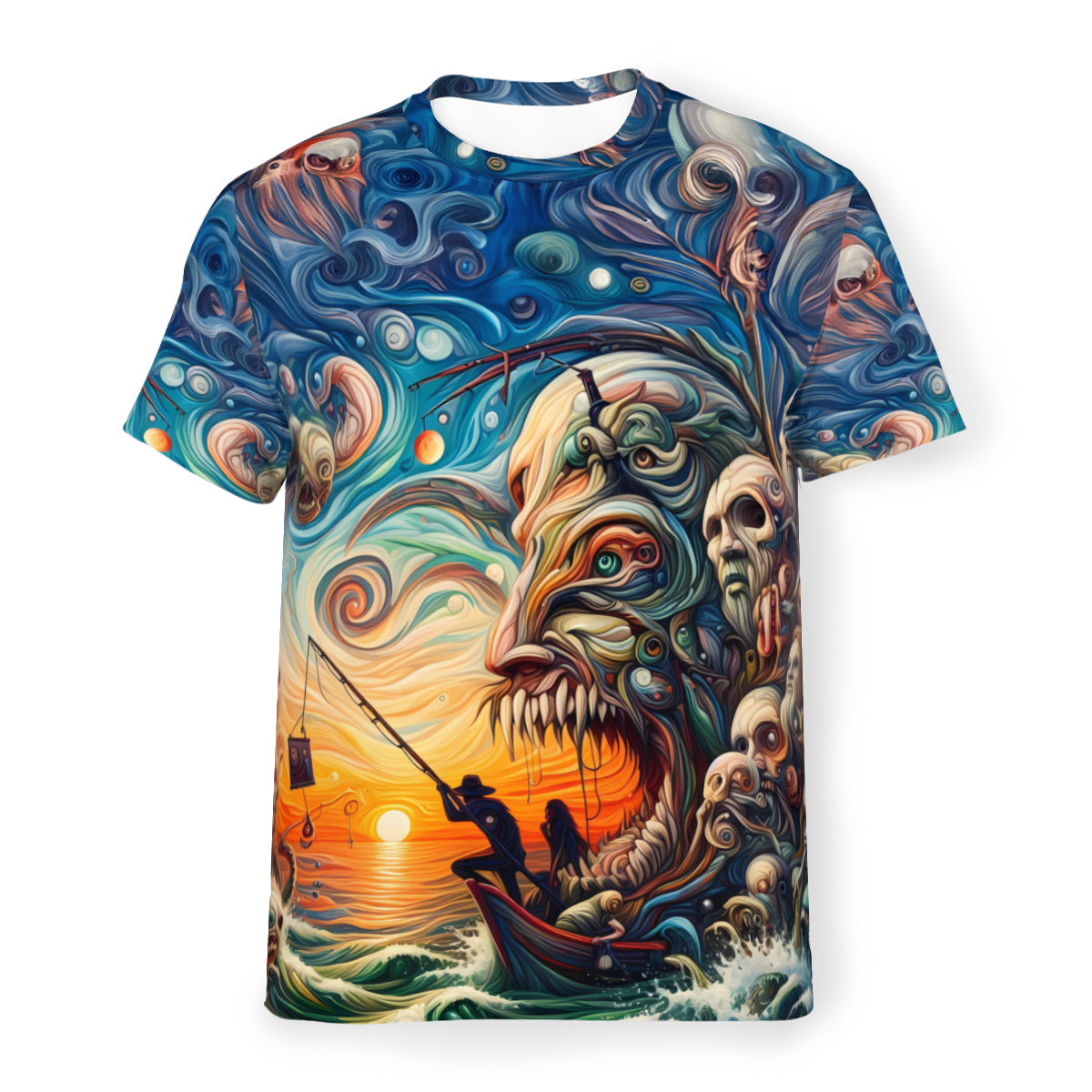 A Fisherman's Nightmare | Cotton T-Shirt Singularity Design