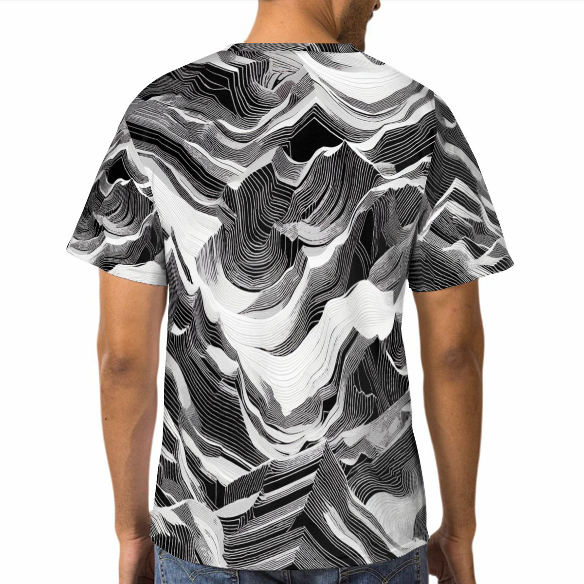 Mountains of Diligence | Cotton T-Shirt Singularity Design