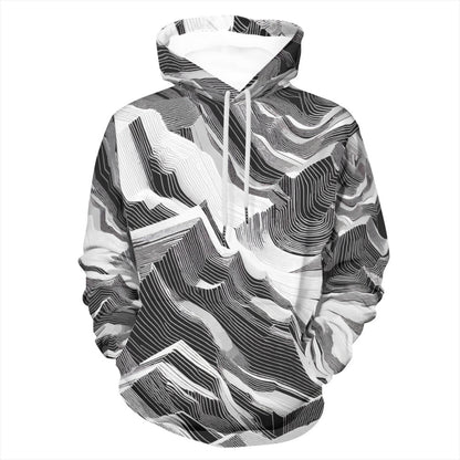 Mountains of Diligence | Cotton Hoodie Singularity Design