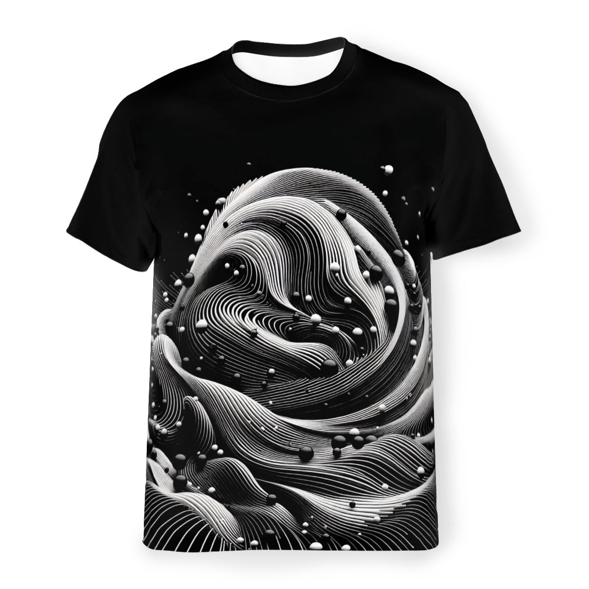 Abstract Waterslide | Cotton T-Shirt Singularity Design