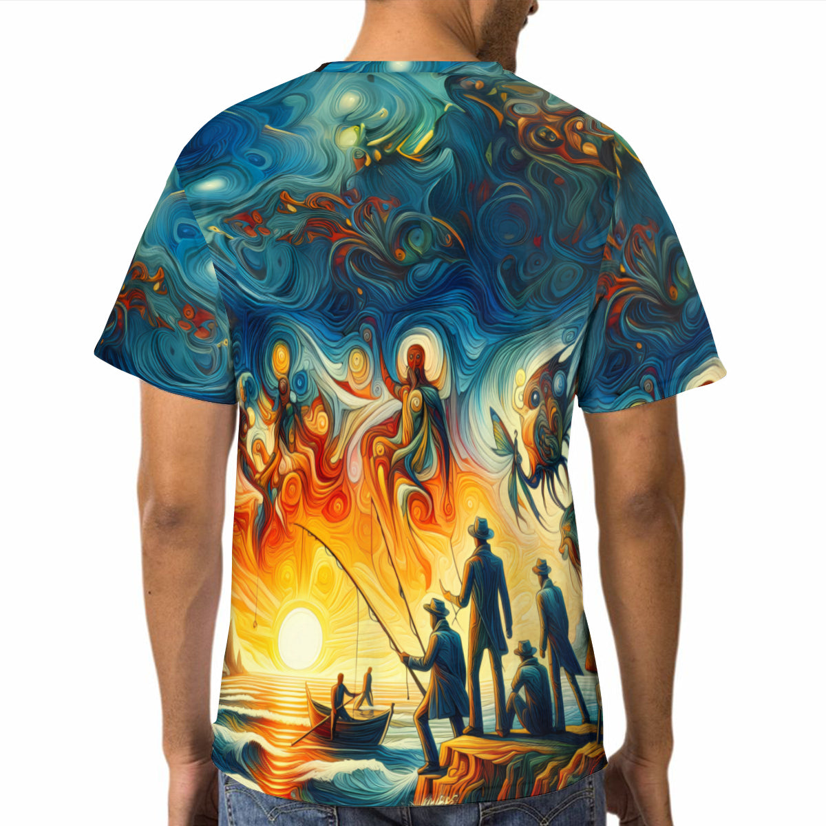 A Fisherman's Fantasy | Cotton T-Shirt Singularity Design