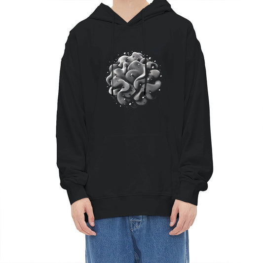 Linear Implosion | Cotton Hoodie Singularity Design