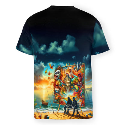 A Fisherman's Oasis | Cotton T-Shirt Singularity Design